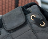 Dice Black Clipless Bike Shoe | DZRshoes - closeup