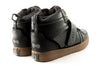 Marco Black Clipless Bike Shoe | DZRshoes - back and side view